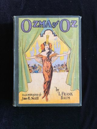 Ozma Of Oz,  L.  Frank Baum Rare First Edition 1907 Filled With Color Plates