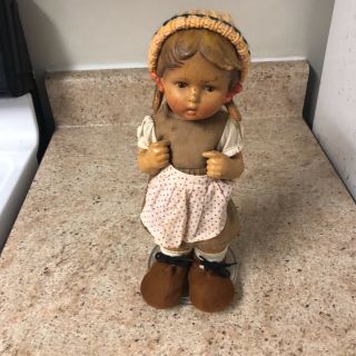 Rare Vintage Gretel Hummel Alpine Doll.  11 Inches Clothing.