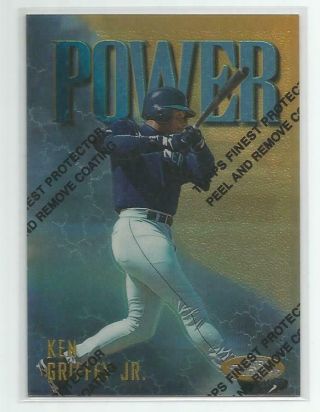 1997 Topps Finest Ken Griffey Jr.  Gold Rare 342 With Protective Coating
