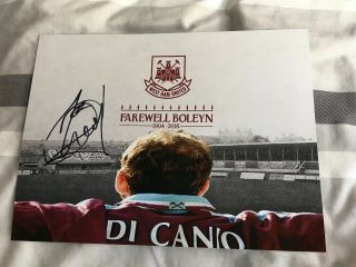 Signed Paulo Di Canio West Ham Legend 11x8 Photo Rare