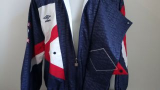 full tracksuit jacket umbro ENGLAND 90 - 92 home XL PERFECT rare N0 jersey shirt 3