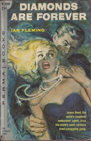 Ian Fleming Diamonds Are Forever - Perma Rare 1st Pb 1957
