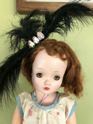 Vintage Madame Alexander 1950 ' s CISSY with Coloring RARE BROWN EYES 2