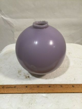 Vintage Glass Lightning Rod Ball Globe Purple Lavender Weathervane 4.  5 "