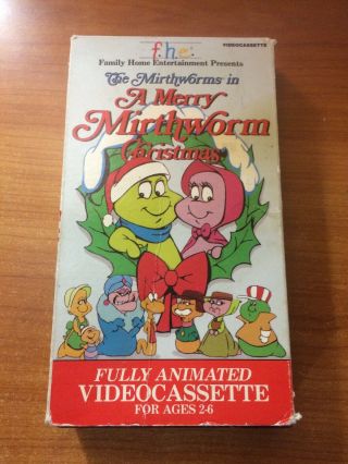 A Merry Mirthworm Christmas (vhs) Rare,  Oop.  80