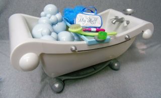 American Girl Doll Bubble Bath Tub & Accessories - Retired – R745