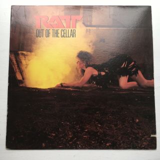 Ratt - Out Of The Cellar 1984 Atlantic Records 80143 - 1 Rare Nm - Lp Round And Round’