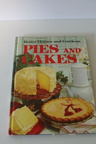 Better Homes And Gardens Pies And Cakes Rare Cookbook Baking Betty Crocker 