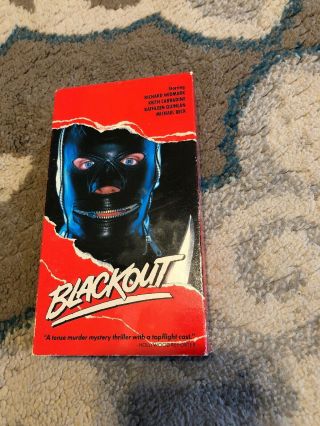 Blackout Vhs (rare Horror Oop Cult)