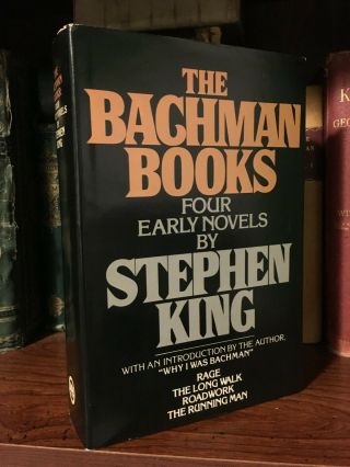 The Bachman Books Stephen King Early Bce Hardcover Rage Running Man Rare