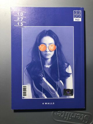 f (x) 4 Walls Blue Victoria Ver Autographed Album Rare 3