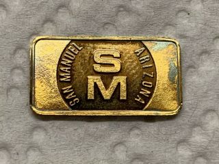 Rare Franklin Gold Mine 2.  7 Gram Pure 24k Solid Gold Bar - San Manuel/magma