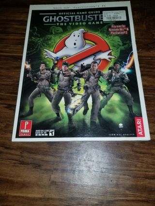 Ghostbusters Prima Official Strategy Guide - Rare