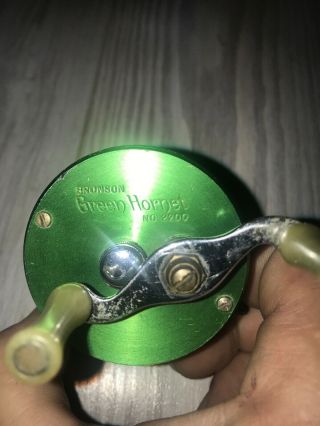 Bronson Green Hornet No.  2200 Fishing Reel