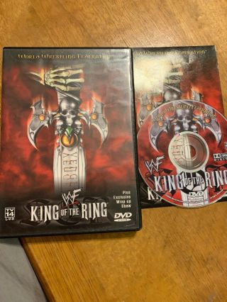 Wwf - King Of The Ring 2000 Dvd Rare Oop Wcw Wwe The Rock Triple H Kurt Angle