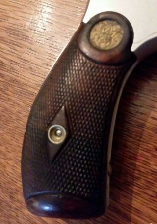 Smith & Wesson S&w Hand Ejector Pre K Frame Grip Rare Round Butt