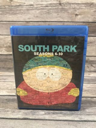 South Park Seasons 6 - 10 (blu - Ray 10 Disc Set 74 Episodes) 6 7 8 9 10 Rare Vg
