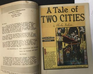Rare FIRST EDITION Classic Comics A TALE OF TWO CITIES No 6 By CHARLES DICKENS 2