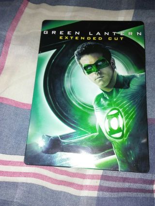 Green Lantern Extended Cut Blu - Ray And Dvd 2012 Steelbook Flawless Rare