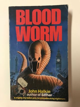 Bloodworm By John Halkin Rare 80’s Horror
