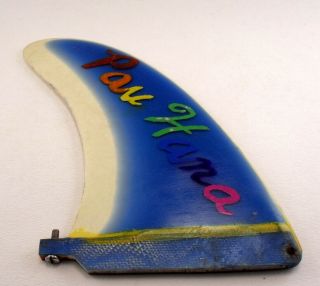 Vintage 1970’s Longboard Surfboard Fin 8 Inch