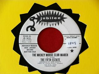 Fifth Estate The Mickey Mouse Club March Rare Promo I Knew You Novelty 45