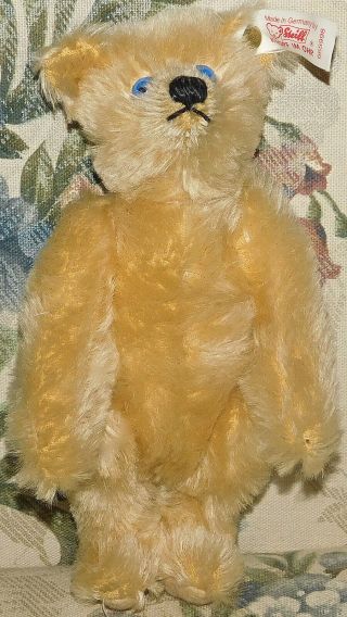 Vintage Steiff 665998 Limited Edition Mohair Teddy Bear 7 1/2 " Tall Rare Plush