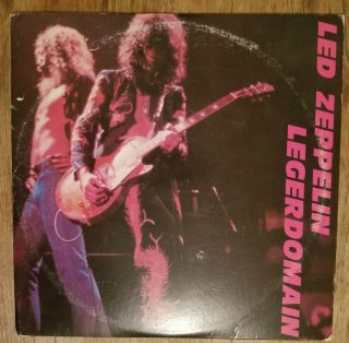 Led Zeppelin Legerdomain 2xlp Very Rare Live Bootleg