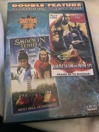 Shaolin Temple / Shaolin Vs Ninja Dvd Rare Rare