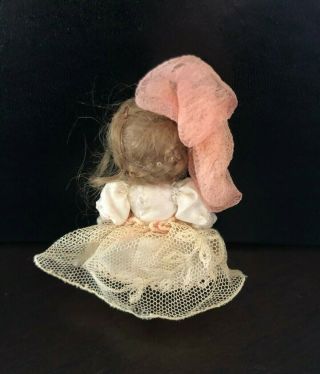 Antique Germany Porcelain Bisque Baby Doll With Mohair and Movable Arms 3