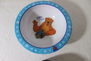 Disney Jim Henson Bear In The Big Blue House Melamine Bowl Bear & Tutter Rare