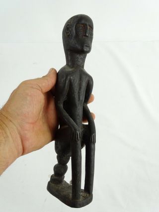 Indonesian West Timor Seated Korwar Ancestor / Guardian Figure Indonesia C1960s