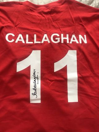 Ian Callaghan Liverpool Signed Number 11 Shirt Rare
