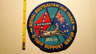 Extremely Rare Vietnam Era Royal Austrailian Air Force C130h Support Group Patch