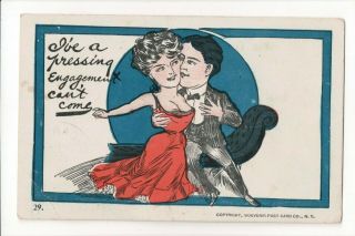 Antique Postcard 1907 Humorous Risque " I 
