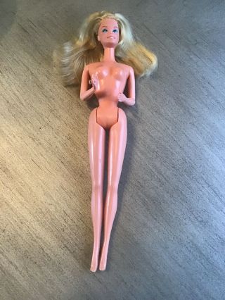 Vintage Barbie 1976 Superstar Doll Nude With Ring