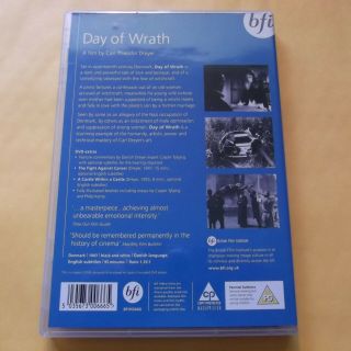 Day Of Wrath - Carl Theodor Dreyer 1943,  Rare BFI Region 2 PAL DVD 2