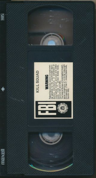 Kill Squad Martial Arts Mayhem Cameron Mitchell Harmonyvision Rare VHS 3
