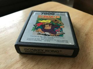 Donkey Kong Rare Atari 7800 Prosystem U.  S.  Version Game Cartridge