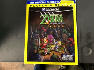 Zelda Four Swords Adventure Official Strategy Game Guide Nintendo Gamecube Rare