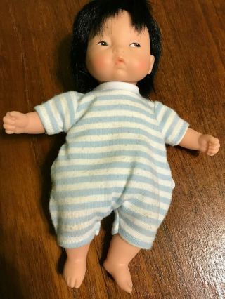 Corolle Vintage Mini Baby Doll Toy 8 " Les Minis Asian Vanilla Scented Clothes