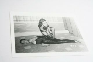 Vtg RARE Risque Bettie Page Irving Klaw PinUp Girl Art Burlesque Bondage Photo 2