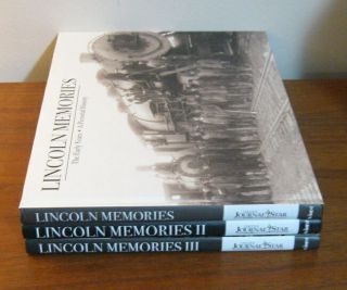 Complete 3 Vol Set Lincoln Memories Pictorial History Rare Photographs Nebraska