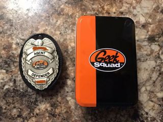 Geek Squad Agent Defender Badge 5 Digit Rare With Tin Case