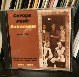 Rare Garage Punk Unknowns Part Two 1965 - 1967 Brown Cover Rock Germany