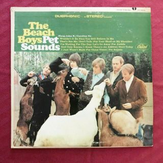Beach Boys Vinyl Lp Pet Sounds 1966 Orig Duophonic Dt - 2458 A9/b10 Rare Ex/vg,