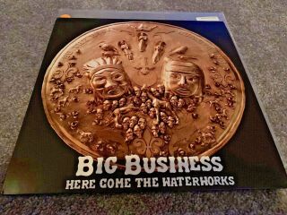 Big Business Here Come The Waterworks White Splatter Vinyl Rare Melvins Karp