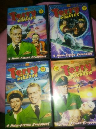 Terry And The Pirates: Volumes 1 - 4 (4 - Dvd) Classic Rare Series Set