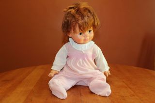 Vintage 1972 Ideal Corp.  24 " Vinyl Baby Crissy Doll Grows Hair Gently Loved