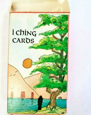 Rare Vintage I Ching Cards Tarot Set Deck Made In Switzerland 80 Cards Yin Yang